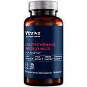 Shop Vthrive Once-Daily Bioactive Multivitamin for Women - Supports Energy Production & Stress (60 Vegetarian Capsules) and more