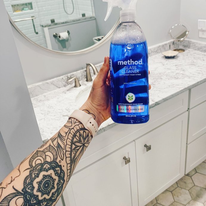 user image by @simply.spotless, Method Mint Cleaning Products Glass Cleaner Spray Bottle - 28 fl oz