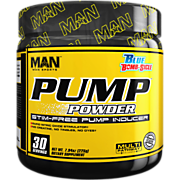 Shop M.A.N. Sports Products Pump Powder Stim-Free Pump Inducer - Blue Bomb-Sicle (30 Servings) and more