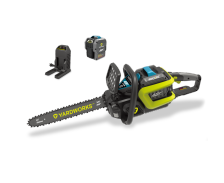 Shop Yardworks 48 V Max Lithium-ion Brushless Chainsaw, 4 Ah Battery Included , 14-in and more