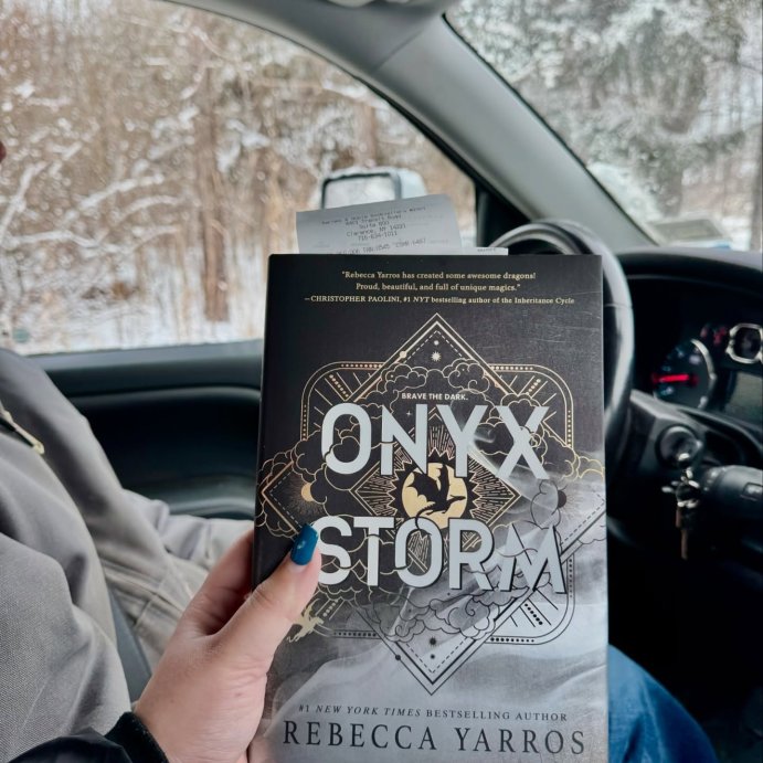 user image by @bookstagramwithange, Onyx Storm - by Rebecca Yarros (Hardcover)