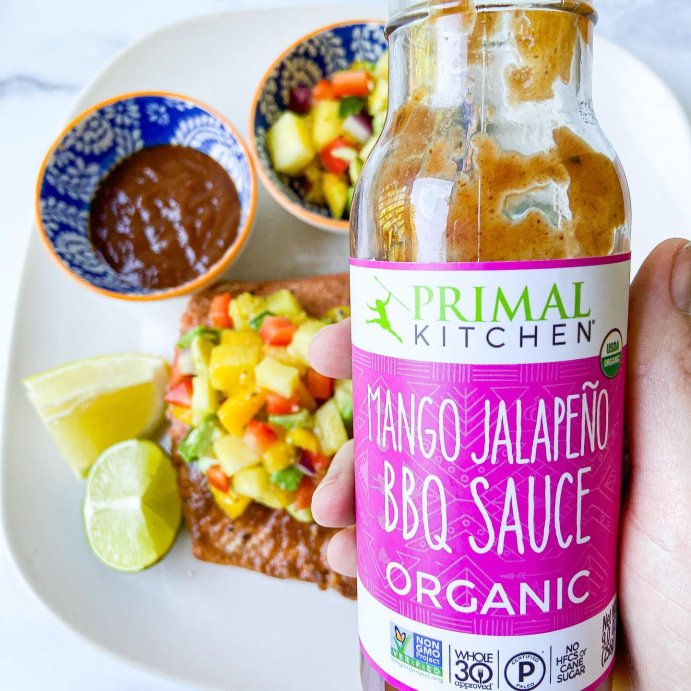 user image by @lucilles_meals, Primal Kitchen Mango Jalapeno BBQ Sauce - 9oz