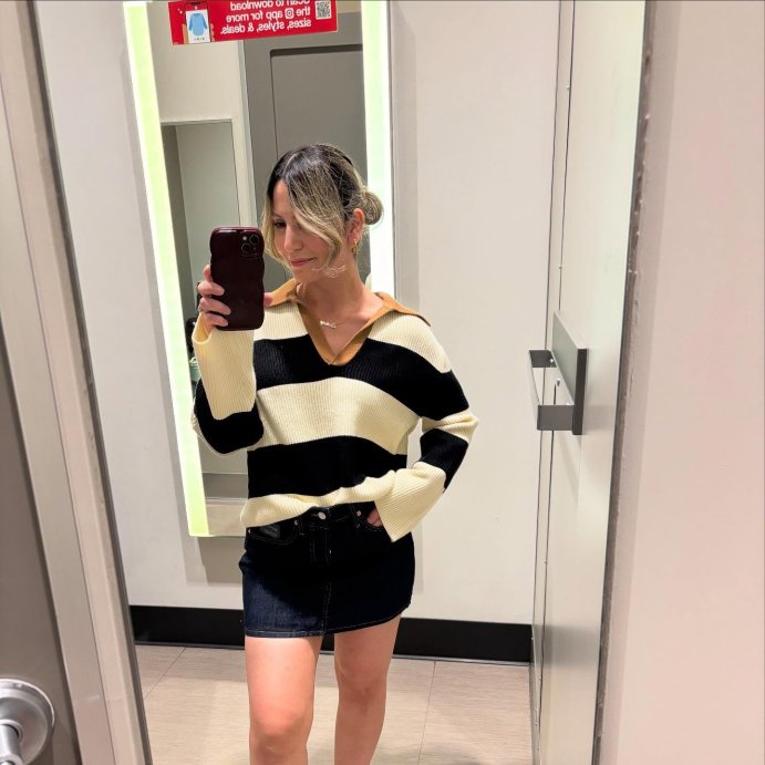 user image by @deeodisho_xo, Women's Mid-Rise 5-Pocket Denim Mini Skirt - Wild Fable™
