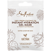 Shop SheaMoisture Instant Hydrating Gel Mask - Soften & Restore - 100% Virgin Coconut Oil with Vitamin E & Shea Butter (1 Mask) and more