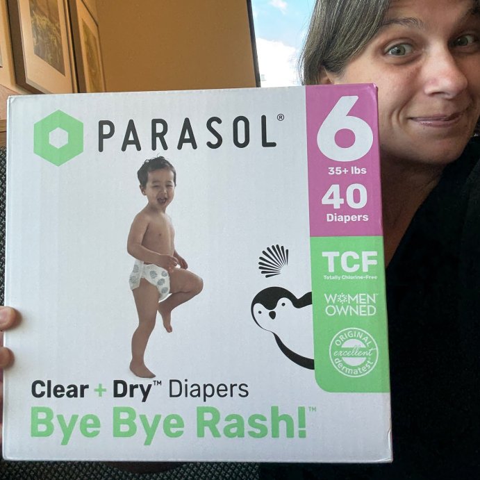 user image by @mamaede3nagringa, Parasol Chlorine-Free Diapers with RashShield Protection