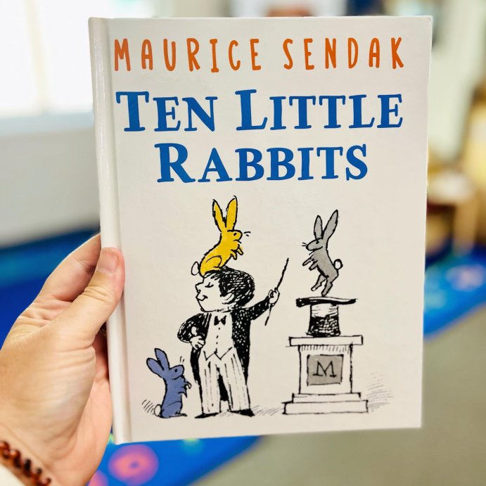user image by @pearlsandwisdom, Ten Little Rabbits - by Maurice Sendak