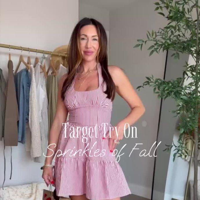 user image by @livinglifepretty, Women's Tiered Mini A-Line Dress - Wild Fable™