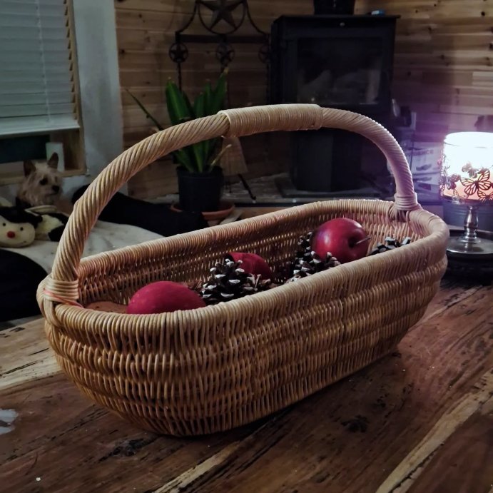 user image by @djvu17, Long Oval Rattan Decorative Basket Brown - Threshold&#8482; designed with Studio McGee