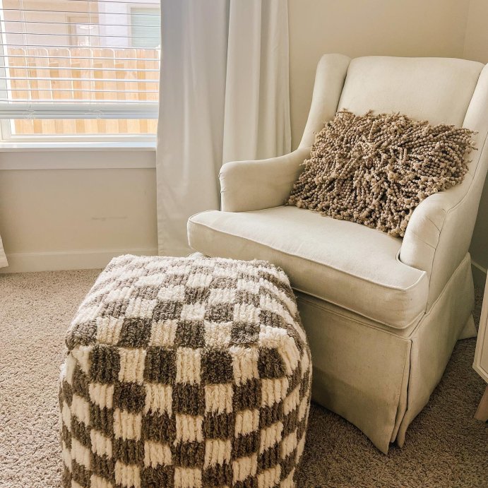 user image by @naptimekate, Checkerboard Pouf - Threshold™