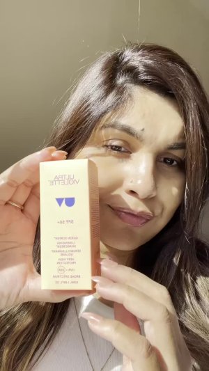 @hello.mishh’s instagram video of Ultra Violette Queen Screen SPF 50+ Luminising Serum SKINSCREEN™