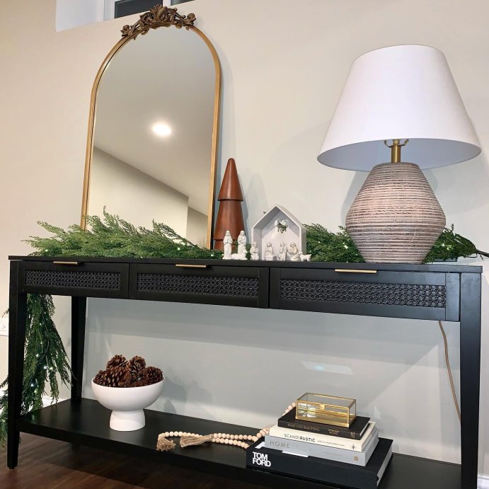 user image by @homebare_, Assembled Resin Table Lamp Tan - Threshold™ designed with Studio McGee