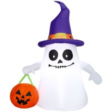 Shop Gemmy Air Blown Trick Or Treat Ghost and more