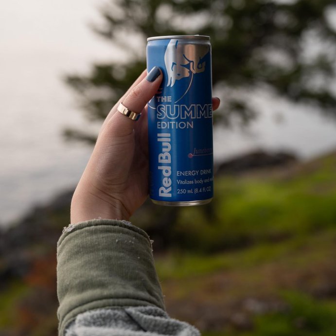 user image by @thekarebear, Red Bull Sea Blue Edition Energy Drink - 8.4 fl oz Can