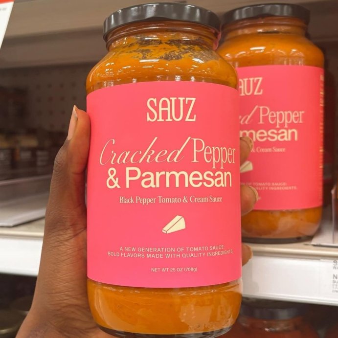 user image by @byrosehall, Sauz Cracked Pepper and Parmesan Tomato Sauce - 25oz