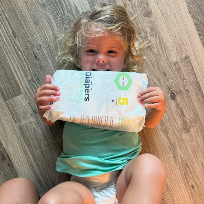 user image by @theenergizedmompreneur, Parasol Chlorine-Free Diapers with Rash Shield Protection
