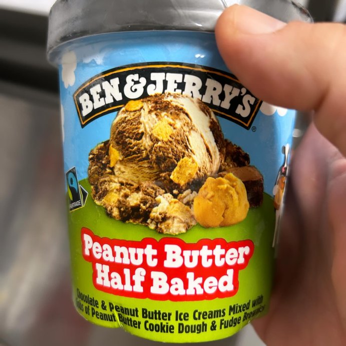 user image by @cow.a.bunga84, Ben &#38; Jerry&#39;s Peanut Butter Half Baked Chocolate &#38; Peanut Butter Ice Cream - 1pt