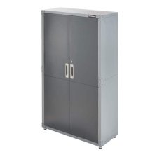 Shop Mastercraft 42" Grey 2-Door Tall Cabinet with Adjustable Shelves, 42 x 18 x 72-in and more