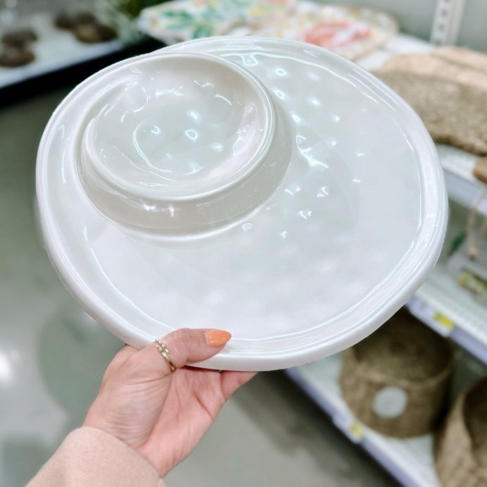 user image by @targetscallingme, Coastal 14&#34; Melamine Plastic Dip Bowl and Platter - Threshold&#8482;