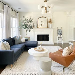 Austin Leather Swivel Armchair | West Elm