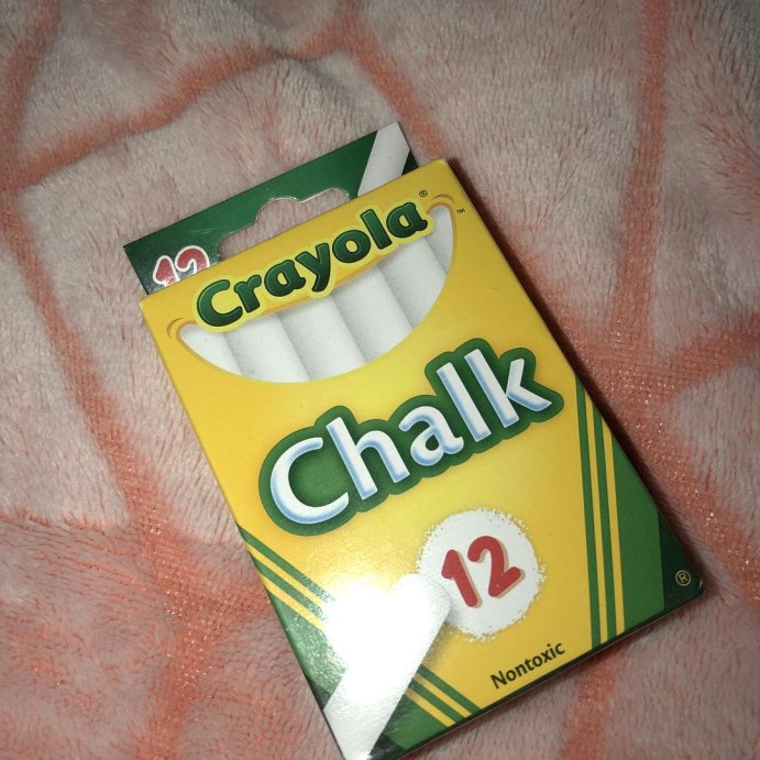 user image by @preschoolteachercrafts, Crayola 12ct Chalk