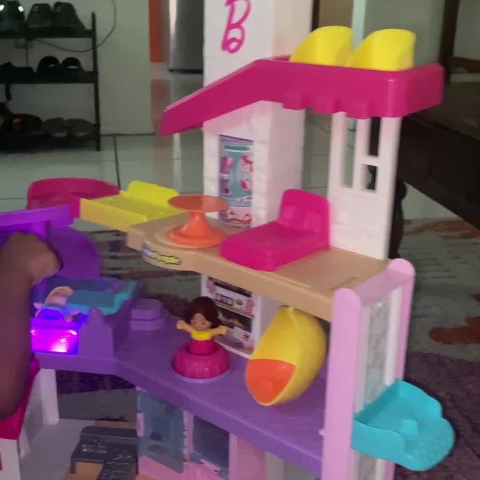 user image by @kehlani.morrison_, Fisher-Price Little People Barbie Little Dreamhouse Interactive Playset