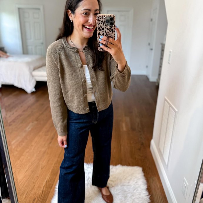 user image by @msnafashion, Women's Mid-Rise Cropped Vintage Wide Leg Jeans - Universal Thread™