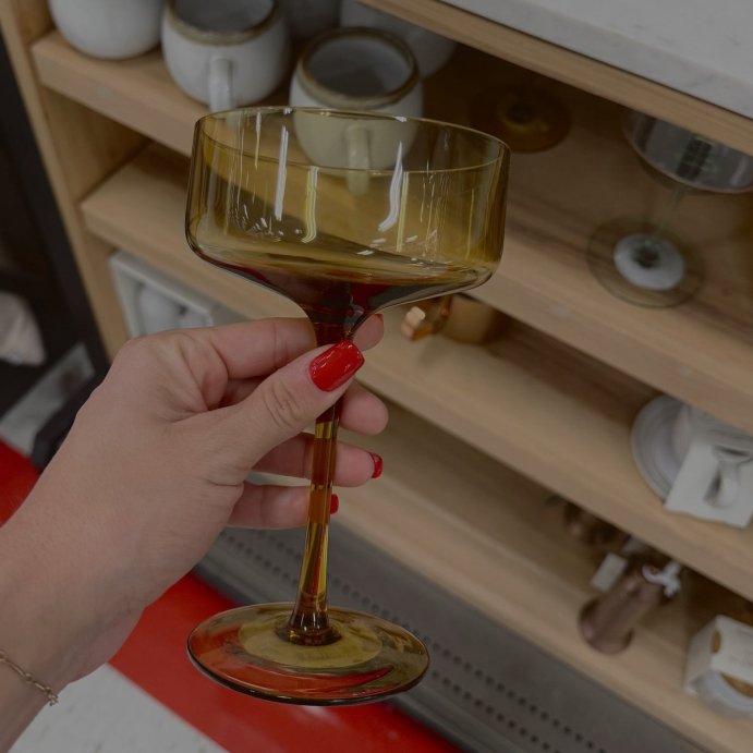 user image by @laurenmichaelblog, 9.8oz Tinted Glass Coupe Drinkware - Hearth & Hand™ with Magnolia