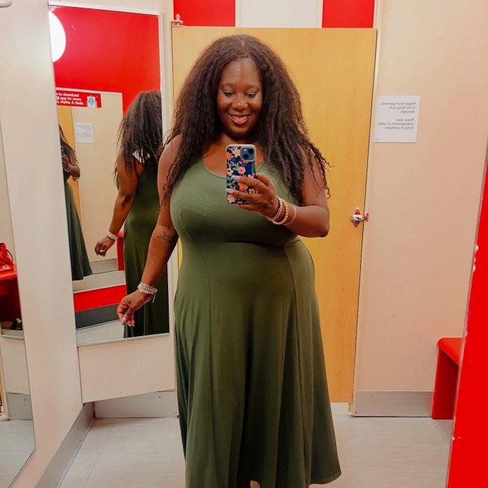 user image by @kolo_kouture, Women's Seamed Maxi Dress - Ava & Viv™
