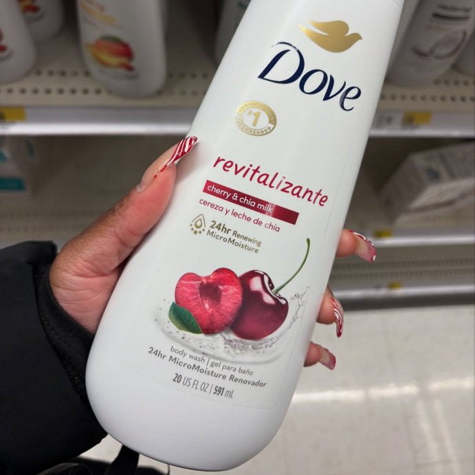 user image by @selfcarexpuffs, Dove Revitalize Body Wash - Cherry &#38; Chia Milk 24hr Lotion-Soft Skin - 20 fl oz