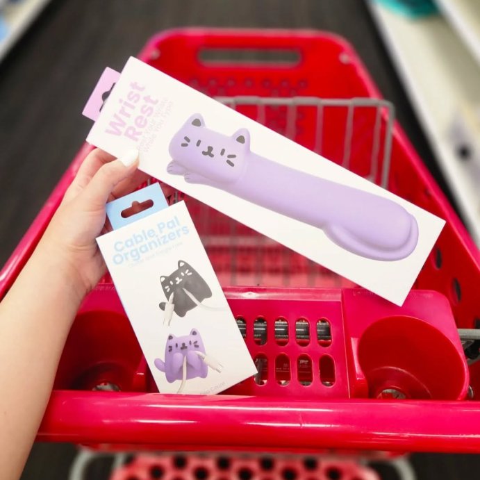 user image by @ohtarget, Vivitar Cat Wrist Rest - Light Purple