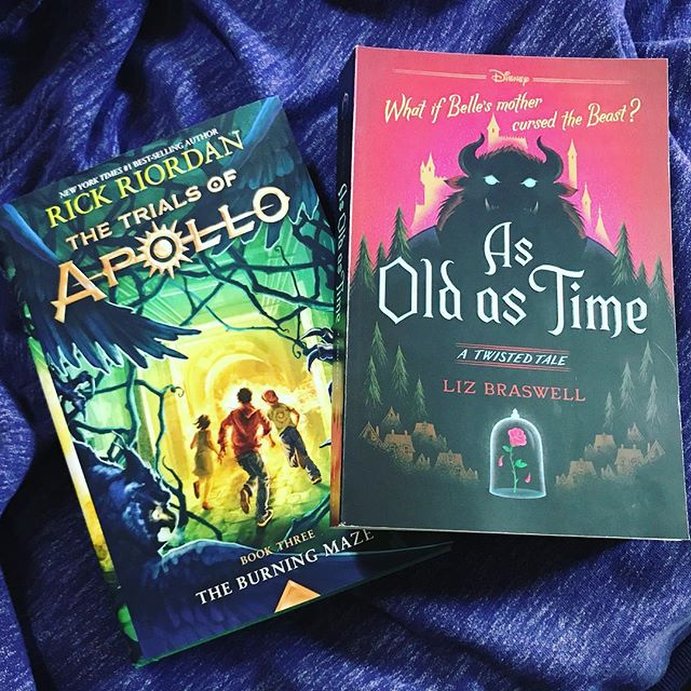 user image by @juliababyjen, Burning Maze -  (Trials of Apollo) by Rick Riordan (Hardcover)