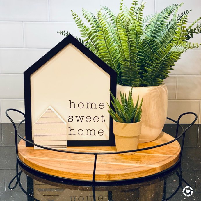 user image by @adamspartyofsix, Wood and Metal Tray - Hearth &#38; Hand&#8482; with Magnolia: Farmhouse Style, Iron Handles, Decor Platter