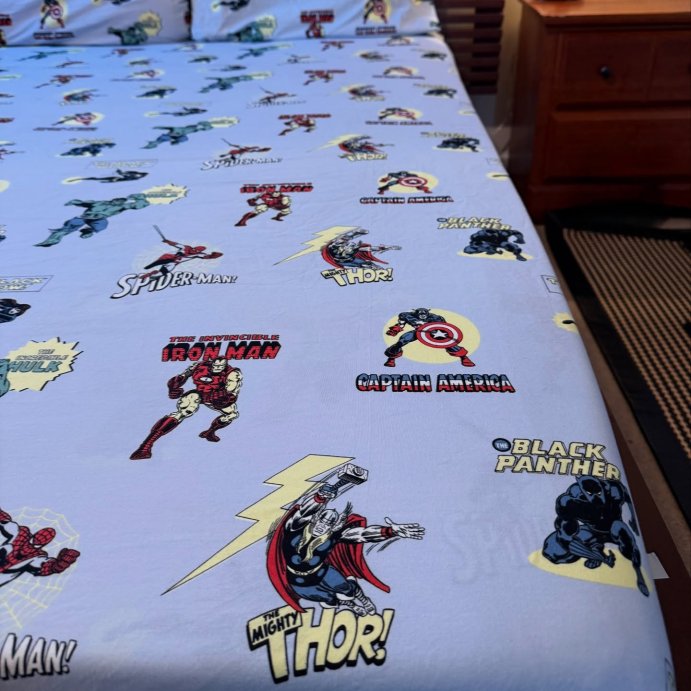 user image by @targetfanreviews, Marvel Characters Kids' Sheet Set - The Marvel Collection by Pillowfort™