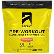 Shop Ascent Protein Pre-Workout - Clean Energy & Hydration Fuel - Raspberry Lemonade (12.7 oz / 30 Servings) and more