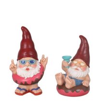Shop For Living Doughnut Gnome Garden Statue, Assorted, Weather-Resistant Stone and more