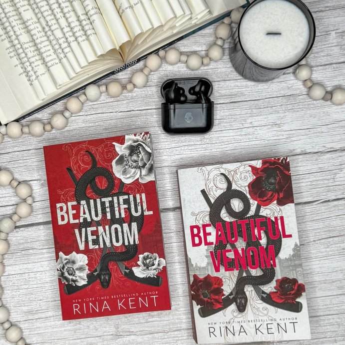 user image by @aprils.always.reading, Beautiful Venom - Target Exclusive Edition - by Rina Kent (Paperback)