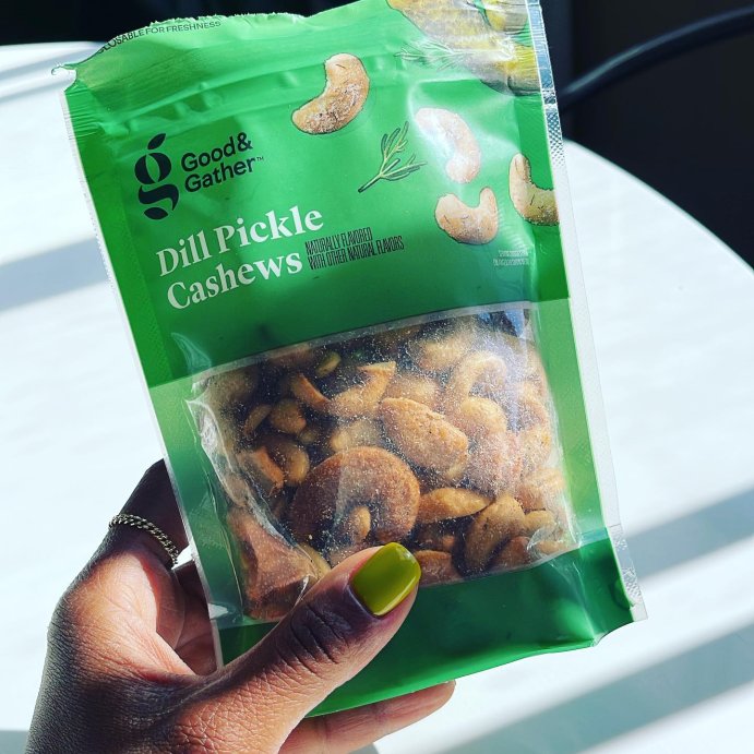 user image by @theroadtohappyhealth, Dill Pickle Cashews - 6oz - Good &#38; Gather&#8482;