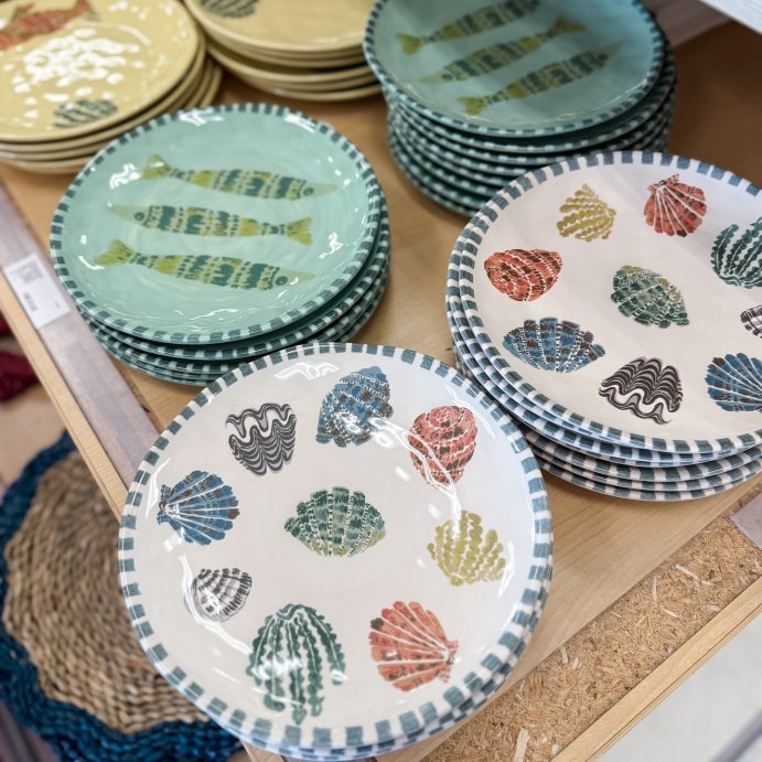 user image by @takingontarget, Coastal 9&#34; Stoneware Dinner Plate Shells - Threshold&#8482;