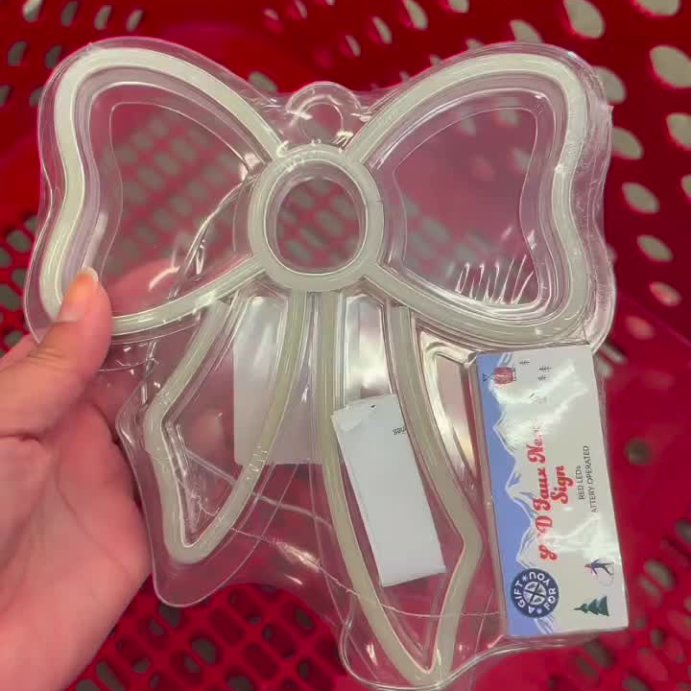 user image by @yarafinds, Neon Novelty Silhouette Light Signs Bow - Bullseye&#39;s Playground&#8482;