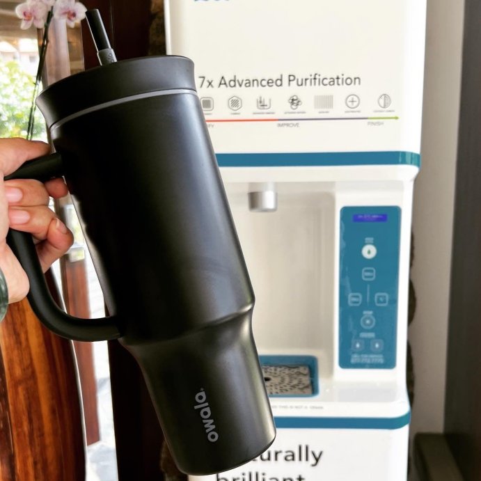 user image by @helloitslyssa, Owala 40oz Stainless Steel Straw Tumbler