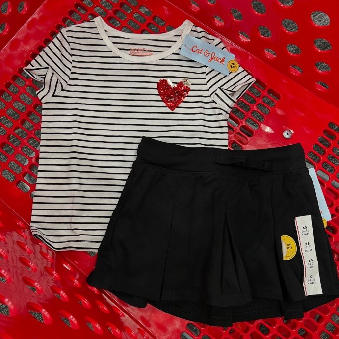 user image by @targetbayareafinds, Girls' Short Sleeve Fitted Flip Sequin T-Shirt - Cat & Jack™