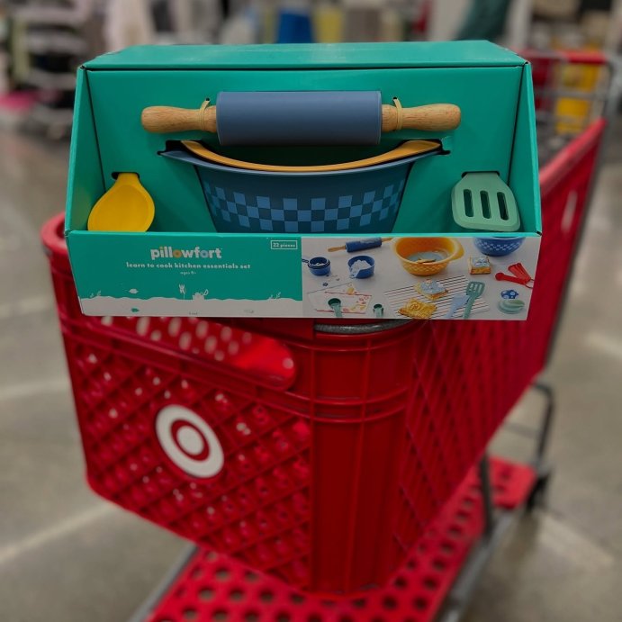 user image by @targetbayareafinds, Kids&#39; 22pc Cooking Basic Dinnerware Set - Pillowfort&#8482;