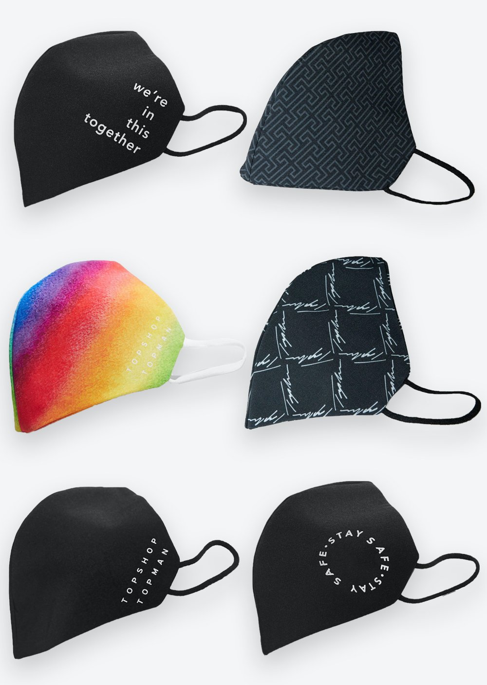 Check Out The New TOPMAN Fashion Face Masks