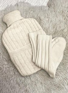 Shop Eco Cashmere Hot Water Bottle Cover and more Shop Eco Cashmere Hot Water Bottle Cover and more