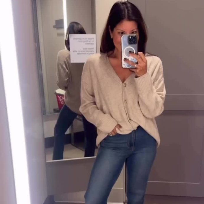 user image by @sdmomstyles, Women's Knit Ribbed Cardigan Sweater - Universal Thread™