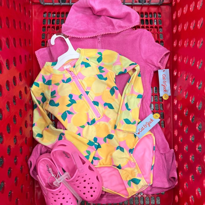 user image by @targetbayareafinds, Girls' Solid Short Sleeve Cover Up Dress - Cat & Jack™