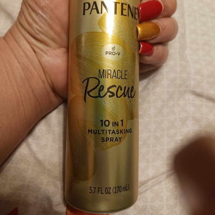 user image by Pantene Miracle Rescue 10 in 1 Multitasking Spray, Pantene Miracle Rescue 10-in-1 Multi Tasking Leave-in Hair Treatment - 5.7oz