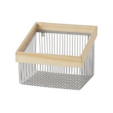 Shop Wood and Wire Grey Wall Bin and more