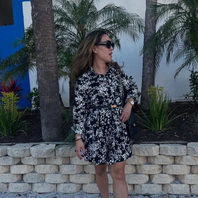 user image by @pantlesssociety, Women's Long Sleeve Mini Shirtdress - A New Day™
