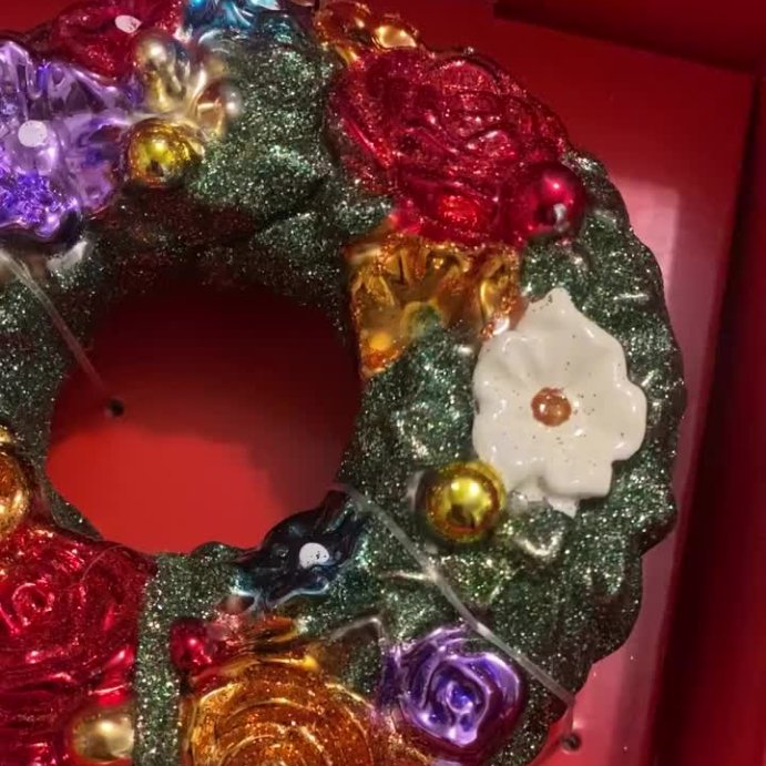 user image by @vintagespookymimi, John Derian for Target Glass Wreath Ornament